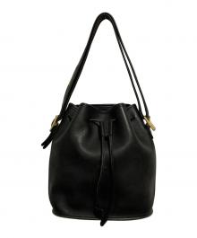 COACH（コーチ）の古着「巾着ショルダーバッグ」｜ブラック