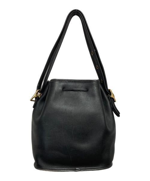 COACH（コーチ）COACH (コーチ) 巾着ショルダーバッグ ブラックの古着・服飾アイテム