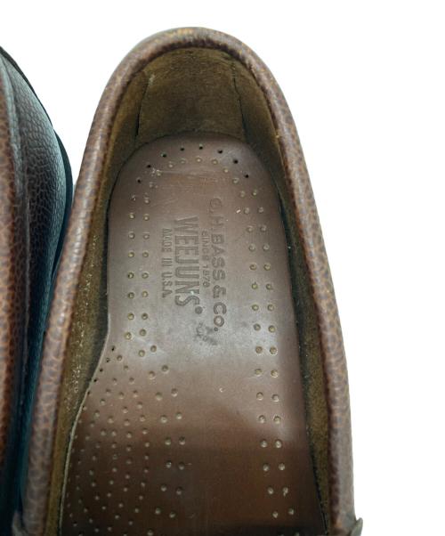 G.H.BASS&CO.（ジー・エイチ・バス）G.H.BASS&CO. (ジー・エイチ・バス) コインローファー ブラウン サイズ:7の古着・服飾アイテム