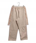 MM6 Maison Margielaエムエムシックスメゾンマルジェラ）の古着「スウェットパンツ」｜ピンク