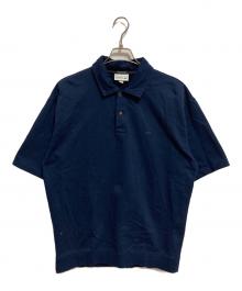 LACOSTE（ラコステ）の古着「スウェットポロシャツ」｜ネイビー