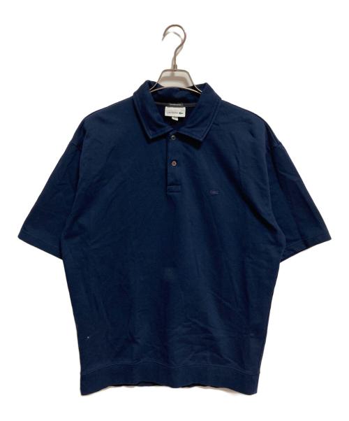 LACOSTE（ラコステ）LACOSTE (ラコステ) スウェットポロシャツ ネイビー サイズ:Sの古着・服飾アイテム