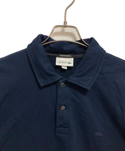 LACOSTE（ラコステ）LACOSTE (ラコステ) スウェットポロシャツ ネイビー サイズ:Sの古着・服飾アイテム