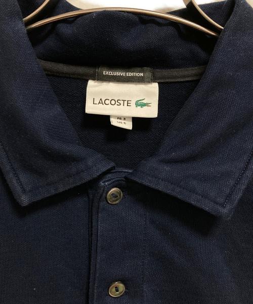 LACOSTE（ラコステ）LACOSTE (ラコステ) スウェットポロシャツ ネイビー サイズ:Sの古着・服飾アイテム
