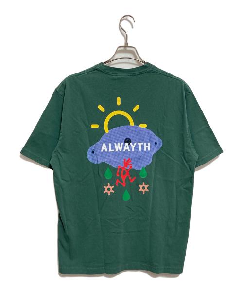 GRAMICCI（グラミチ）GRAMICCI (グラミチ) ALWAYTH (オールウェイズ) グラフィックＴシャツ グリーン サイズ:L 未使用品の古着・服飾アイテム