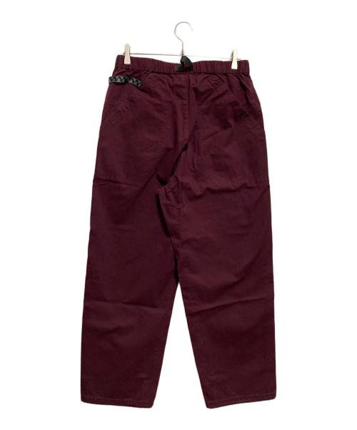 GRAMICCI（グラミチ）GRAMICCI (グラミチ) ALWAYTH (オールウェイズ) TWILL PANTS ボルドー サイズ:L 未使用品の古着・服飾アイテム