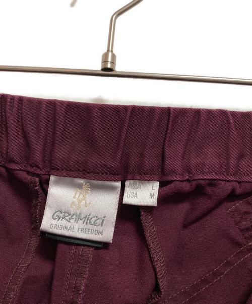 GRAMICCI（グラミチ）GRAMICCI (グラミチ) ALWAYTH (オールウェイズ) TWILL PANTS ボルドー サイズ:L 未使用品の古着・服飾アイテム