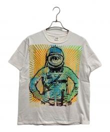 One of them×donrock（ワン オブ ゼム）の古着「シルクスクリーンプリントTシャツ」｜ホワイト