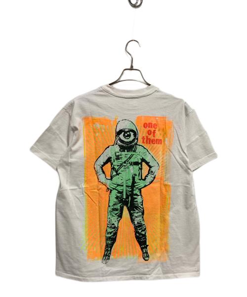 One of them（ワン オブ ゼム）One of them (ワン オブ ゼム) donrock シルクスクリーンプリントTシャツ ホワイト サイズ:XLの古着・服飾アイテム