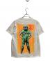 One of them (ワン オブ ゼム) donrock シルクスクリーンプリントTシャツ ホワイト サイズ:XL：10000円