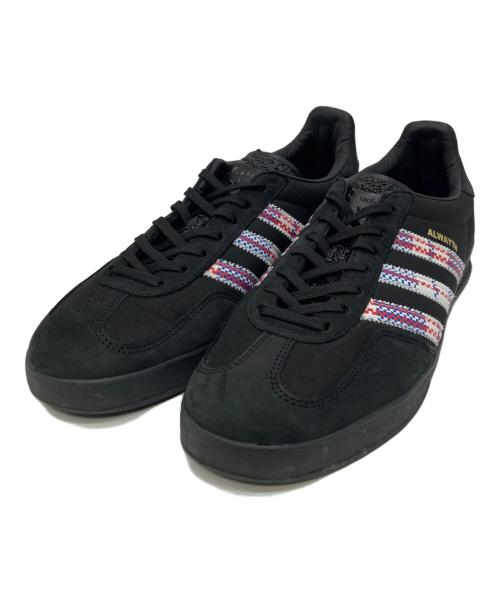 adidas（アディダス）adidas (アディダス) ALWAYTH (オールウェイズ) GAZELLE INDOOR ブラック サイズ:US9.5の古着・服飾アイテム