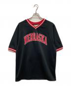 OFFWHITEオフホワイト）の古着「19AW Black Nebraska Baseball T-Shirt」｜ブラック
