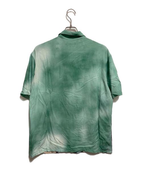 X-LARGE（エクストララージ）X-LARGE (エクストララージ) OIL PAINTING S/S SHIRT グリーン サイズ:Mの古着・服飾アイテム