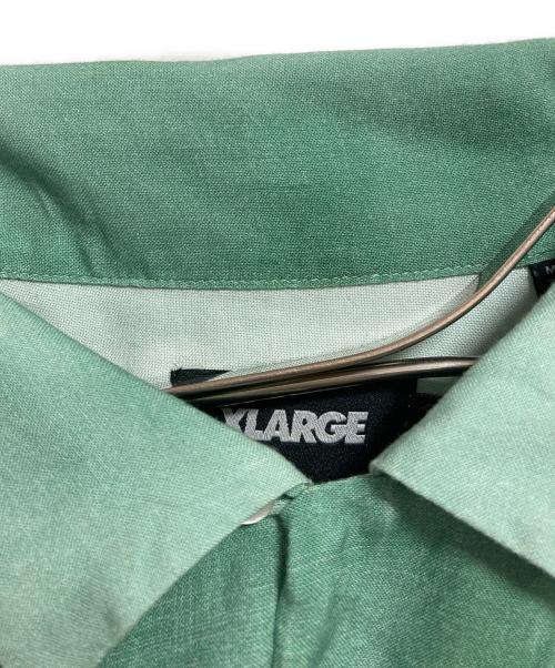 X-LARGE（エクストララージ）X-LARGE (エクストララージ) OIL PAINTING S/S SHIRT グリーン サイズ:Mの古着・服飾アイテム