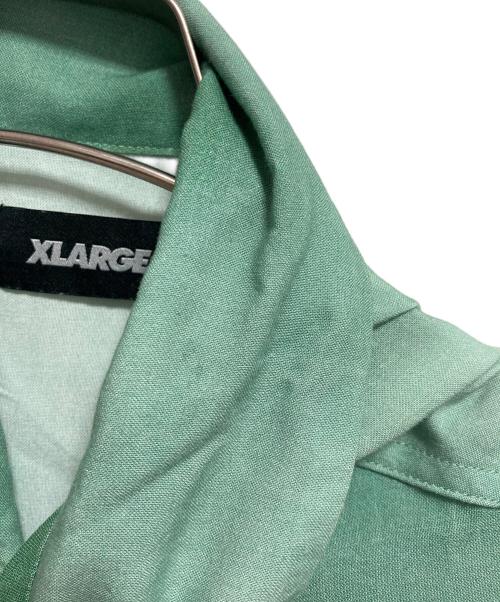 X-LARGE（エクストララージ）X-LARGE (エクストララージ) OIL PAINTING S/S SHIRT グリーン サイズ:Mの古着・服飾アイテム