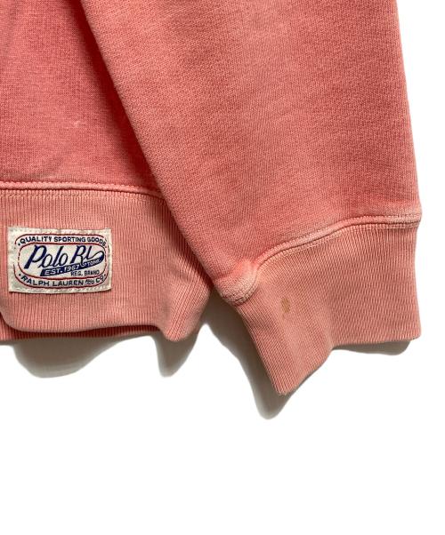 POLO RALPH LAUREN（ポロ・ラルフローレン）POLO RALPH LAUREN (ポロ・ラルフローレン) vネックスウェット ピンク サイズ:Sの古着・服飾アイテム