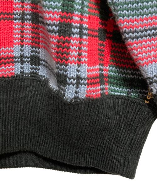 POLO SPORT（ポロスポーツ）POLO SPORT (ポロスポーツ) タータンチェックコットンニット マルチカラー サイズ:Lの古着・服飾アイテム