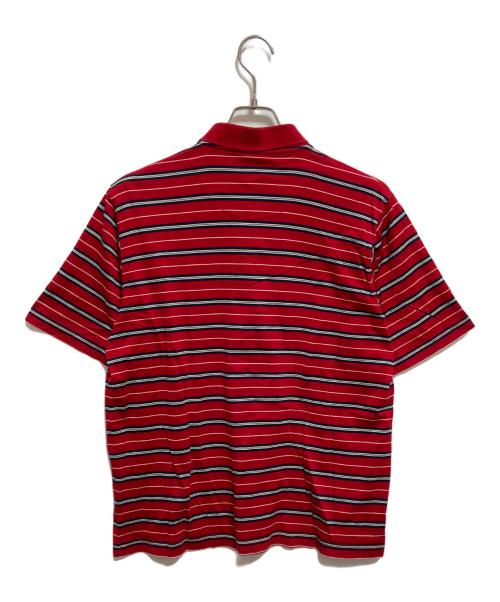 A.P.C.（アーペーセー）A.P.C. (アーペーセー) ボーダーポロシャツ レッド サイズ:Mの古着・服飾アイテム