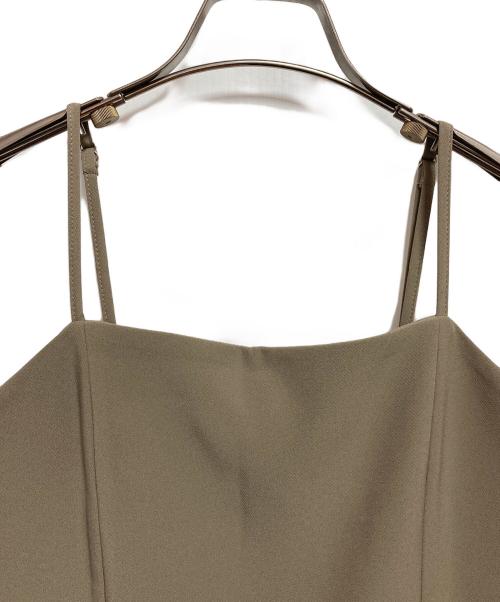 ANDRESD（アンドレスド）ANDRESD (アンドレスド) ダブルクロスオールインワンパンツドレス ベージュ サイズ:Mの古着・服飾アイテム