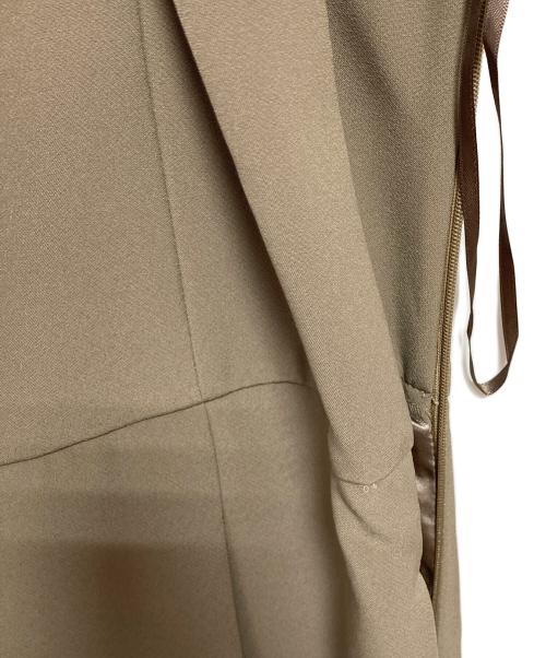 ANDRESD（アンドレスド）ANDRESD (アンドレスド) ダブルクロスオールインワンパンツドレス ベージュ サイズ:Mの古着・服飾アイテム