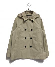 AIGLE（エーグル）の古着「ゴアテックス フーデッドトレンチコート」｜ベージュ