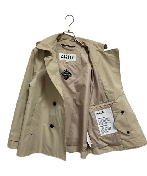 AIGLE（エーグル）AIGLE (エーグル) ゴアテックス フーデッドトレンチコート ベージュ サイズ:38の古着・服飾アイテム