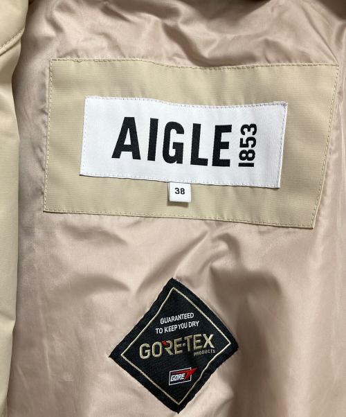 AIGLE（エーグル）AIGLE (エーグル) ゴアテックス フーデッドトレンチコート ベージュ サイズ:38の古着・服飾アイテム
