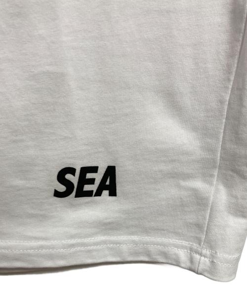 WIND AND SEA（ウィンダンシー）WIND AND SEA (ウィンダンシー) ワンポイントプリントTシャツ ホワイト サイズ:Lの古着・服飾アイテム