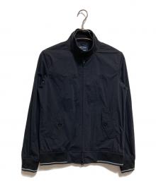 FRED PERRY×BEAMS（フレッドペリー×ビームス）の古着「ナイロンハリントンジャケット」｜ブラック