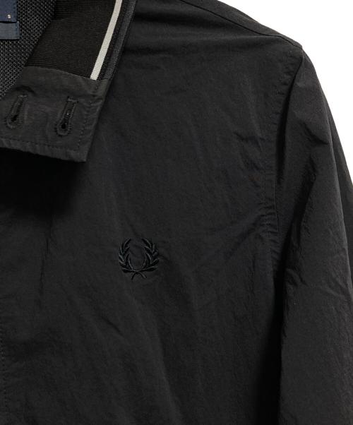 FRED PERRY（フレッドペリー）FRED PERRY (フレッドペリー) BEAMS (ビームス) ナイロンハリントンジャケット ブラック サイズ:Sの古着・服飾アイテム