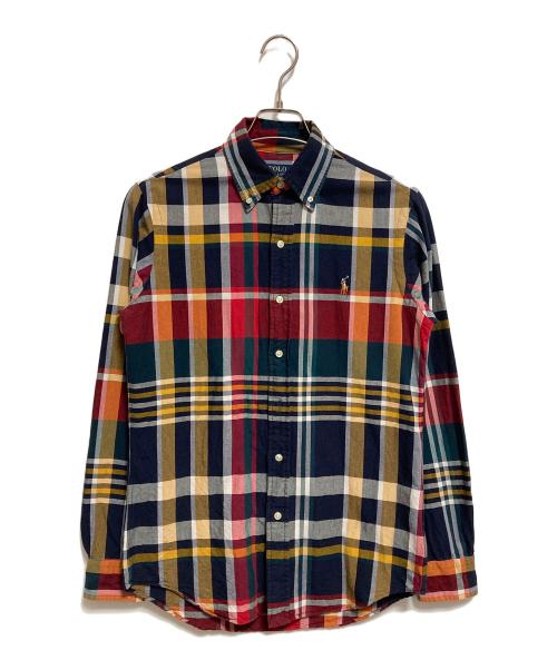 POLO RALPH LAUREN（ポロ・ラルフローレン）POLO RALPH LAUREN (ポロ・ラルフローレン) CLASSIC FIT チェックシャツ マルチカラー サイズ:XSの古着・服飾アイテム