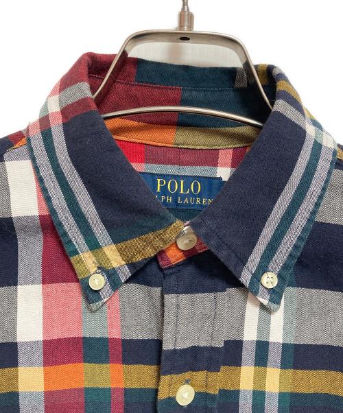POLO RALPH LAUREN（ポロ・ラルフローレン）POLO RALPH LAUREN (ポロ・ラルフローレン) CLASSIC FIT チェックシャツ マルチカラー サイズ:XSの古着・服飾アイテム