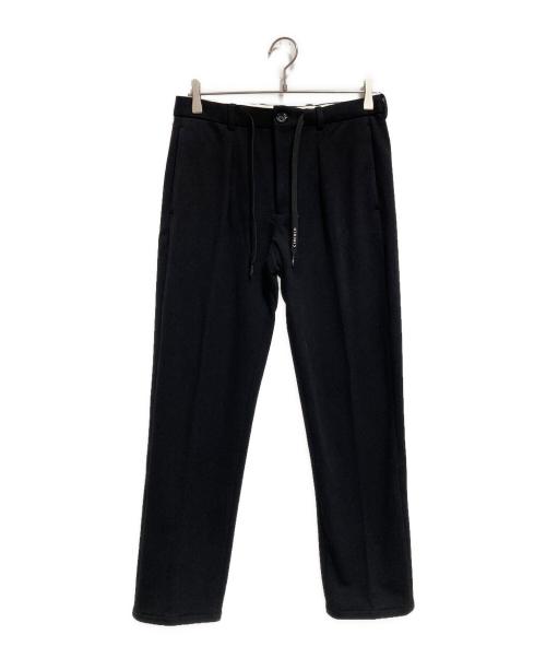 CIRCOLO 1901（チルコロ1901）Circolo 1901 (チルコロ1901) 1プリーツジャージーパンツ ブラック サイズ:44の古着・服飾アイテム