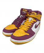 NIKEナイキ）の古着「Air Jordan 1 High OG」｜イエロー×パープル