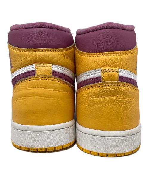 NIKE（ナイキ）NIKE (ナイキ) Air Jordan 1 High OG イエロー×パープル サイズ:9.5の古着・服飾アイテム