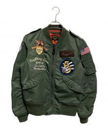 AVIREX（アヴィレックス）の古着「L-2 5th AIR FORCE フライトジャケット」｜カーキ