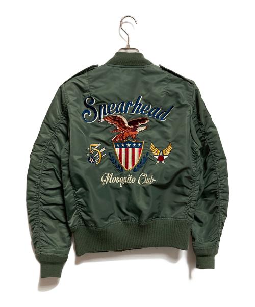 AVIREX（アヴィレックス）AVIREX (アヴィレックス) L-2 5th AIR FORCE フライトジャケット カーキ サイズ:Mの古着・服飾アイテム