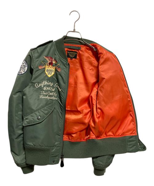 AVIREX（アヴィレックス）AVIREX (アヴィレックス) L-2 5th AIR FORCE フライトジャケット カーキ サイズ:Mの古着・服飾アイテム