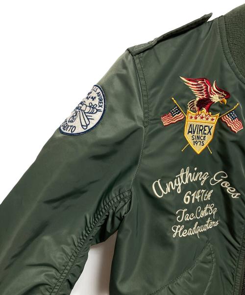 AVIREX（アヴィレックス）AVIREX (アヴィレックス) L-2 5th AIR FORCE フライトジャケット カーキ サイズ:Mの古着・服飾アイテム