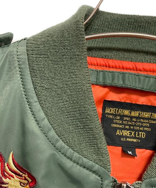 AVIREX（アヴィレックス）AVIREX (アヴィレックス) L-2 5th AIR FORCE フライトジャケット カーキ サイズ:Mの古着・服飾アイテム