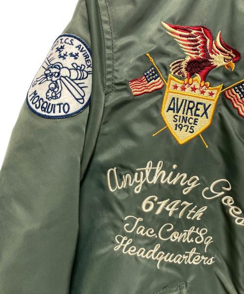 AVIREX（アヴィレックス）AVIREX (アヴィレックス) L-2 5th AIR FORCE フライトジャケット カーキ サイズ:Mの古着・服飾アイテム