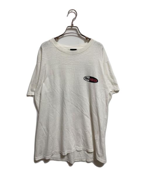 26RED（26レッド）26RED (26レッド) 90’ｓレッドパンサープリントTシャツ ホワイト サイズ:Lの古着・服飾アイテム