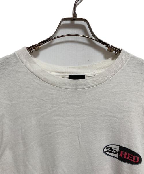 26RED（26レッド）26RED (26レッド) 90’ｓレッドパンサープリントTシャツ ホワイト サイズ:Lの古着・服飾アイテム
