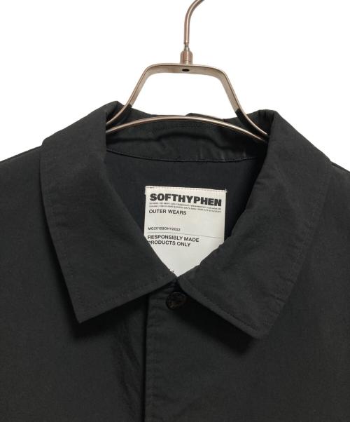 SOFTHYPHEN（ソフトハイフン）SOFTHYPHEN (ソフトハイフン) ステンカラーコート ブラック サイズ:04の古着・服飾アイテム