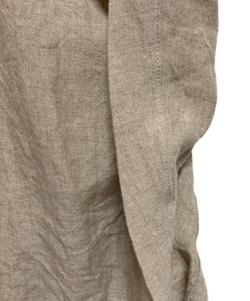 CHISHIRO（チシロ）CHISHIRO (チシロ) ノースリーブリネンブラウス ベージュ サイズ:FREEの古着・服飾アイテム