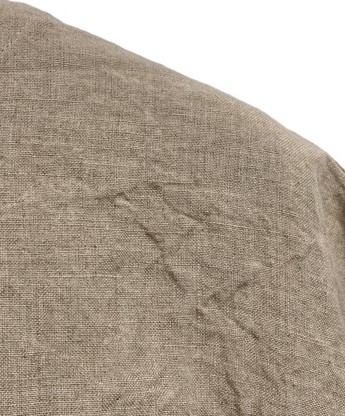 CHISHIRO（チシロ）CHISHIRO (チシロ) ノースリーブリネンブラウス ベージュ サイズ:FREEの古着・服飾アイテム