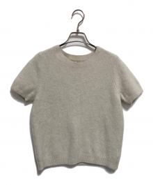 Plage（プラージュ）の古着「Cashmere Mix Fur 半袖プルオーバー」｜ベージュ