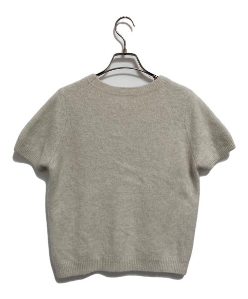 Plage（プラージュ）Plage (プラージュ) Cashmere Mix Fur 半袖プルオーバー ベージュ サイズ:FREEの古着・服飾アイテム