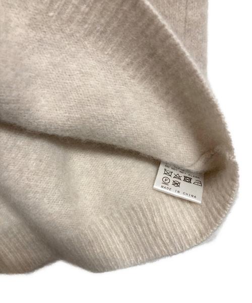 Plage（プラージュ）Plage (プラージュ) Cashmere Mix Fur 半袖プルオーバー ベージュ サイズ:FREEの古着・服飾アイテム