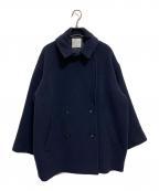 SALON adam et rope'サロンアダムエロペ）の古着「Pコート」｜ネイビー
